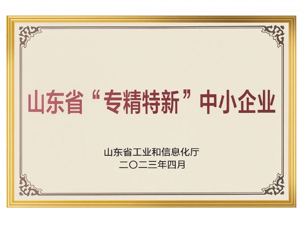 山東省“專精特新”中小企業(yè)